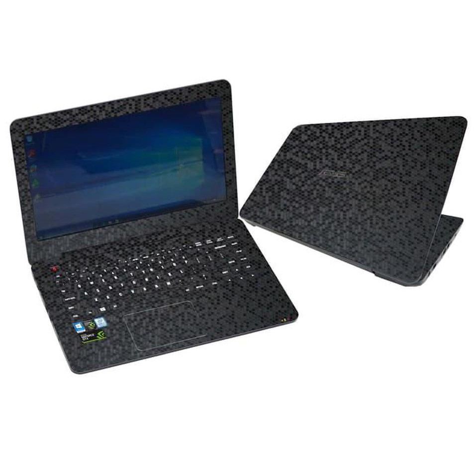 Premium Garskin Laptop Asus A455L HONEYCOMB BLACK