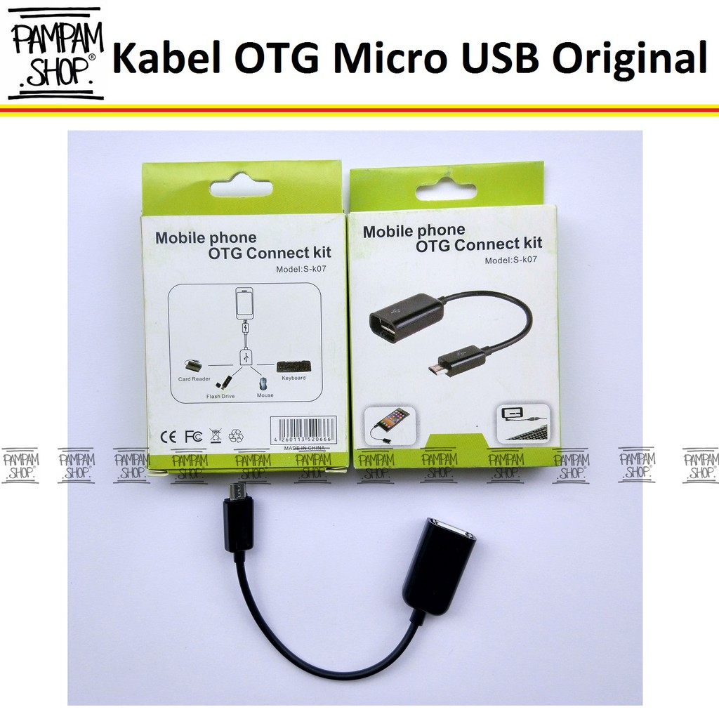 Kabel OTG On The Go Micro USB Original for Samsung Lenovo Oppo XiaoMi Asus Android