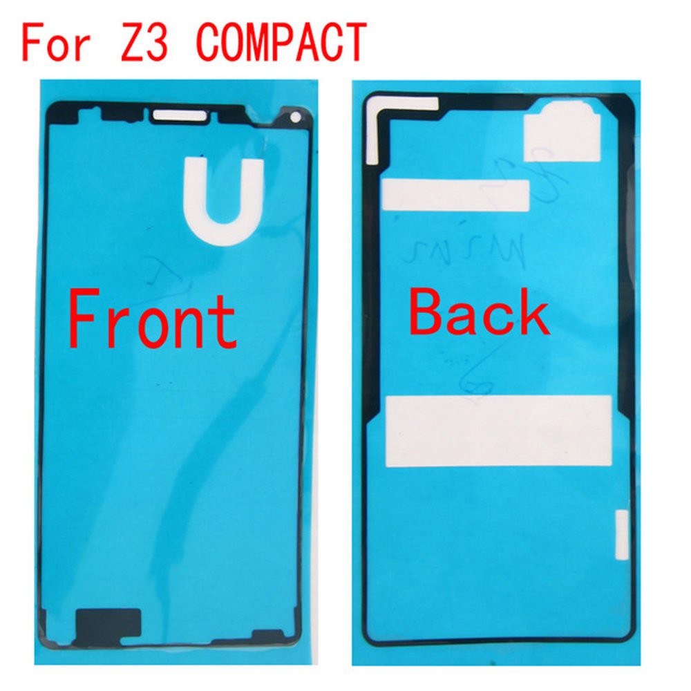 Adhesive Lem Perekat LCD &amp; BACKDOOR Fullset Sony Xperia Z3 Mini / Z3 Compat ORI