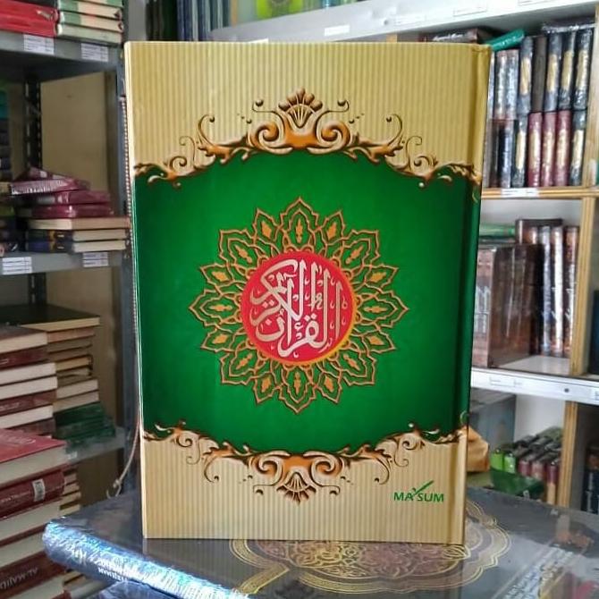 Alquran Ma'Sum Ukuran Besar A4 Al-Quran Kertas Hvs Putih, Quran Masum