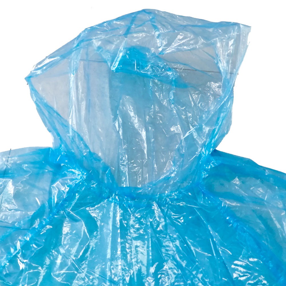 Jas Hujan Plastik / Jas Hujan Ponco / Poncho Jas Hujan Bahan HDPE