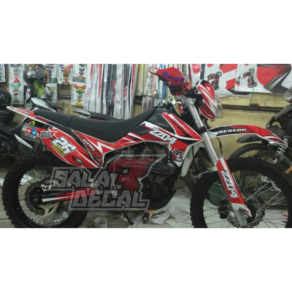 Dekal Sticker Trail Viar Crossx 150 200 Se Shopee Indonesia