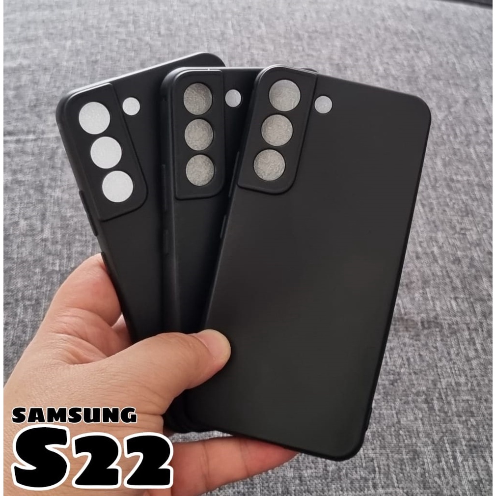 P/B- Case Samsung Galaxy A53 5G / A33 5G / S22 / S22 Ultra / S22 Pus / S22 Pro Case Slim Matte Silicon Cover Black Hight Quality Premium Casing Handphone