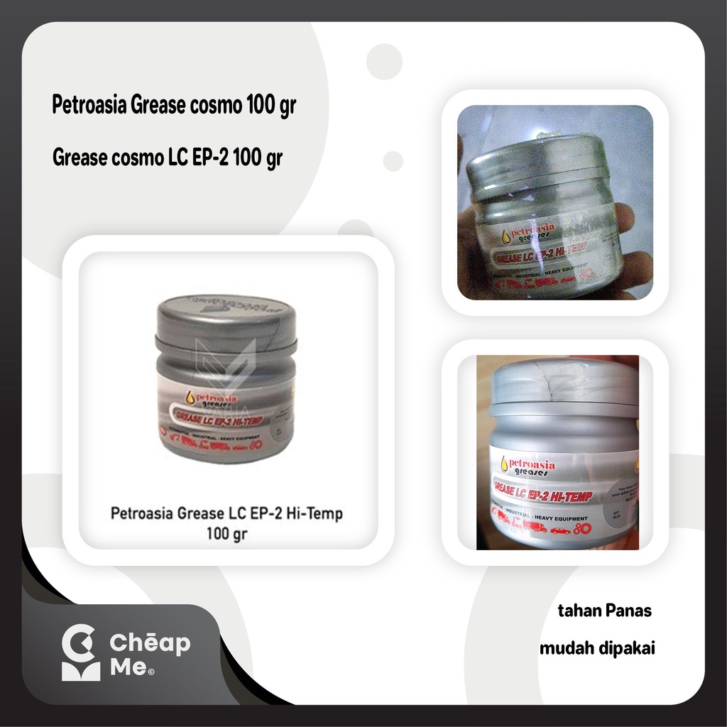Petroasia Gemuk Grease Cosmo LC EP2 100gr /  GREASE COSMO LC EP2 100gr / Gemuk Pelumas GREASE COSMO 