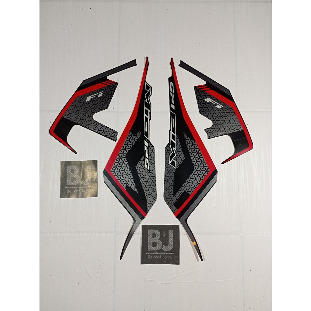 STRIPING STICKER STIKER MIO M3 2021 HITAM MERAH