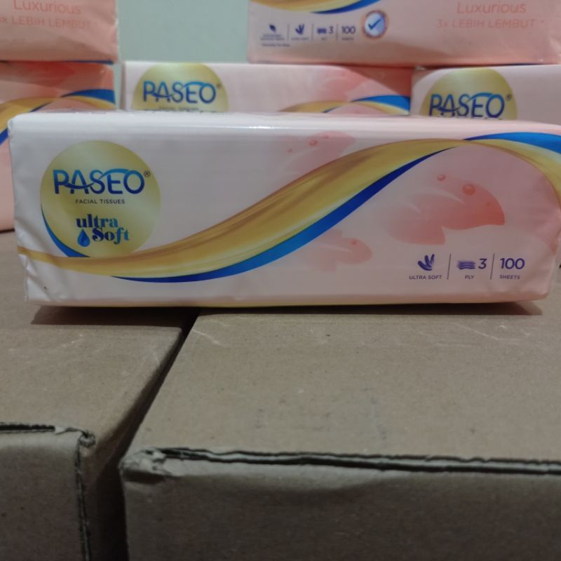 Tissue Paseo Ultra soft 100 sheets 3 ply