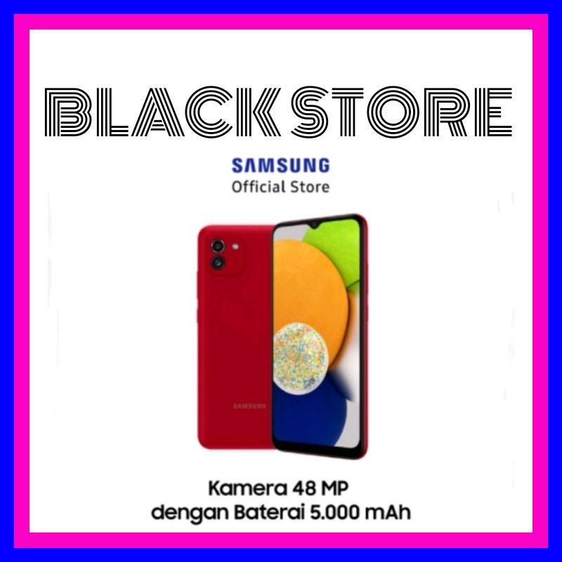 SAMSUNG GALAXY A03 3/32 & 4/64 BARU GARANSI RESMI