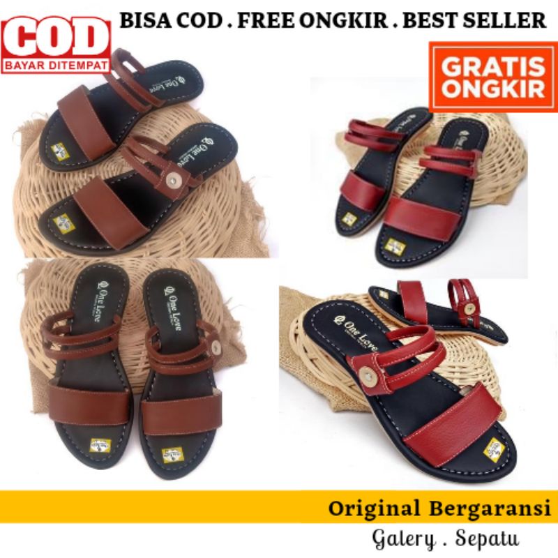 One Love Sandal Selop Wanita Terbaru One Love Original Branded Sandal HarianWanita Sandal Cewek Keki