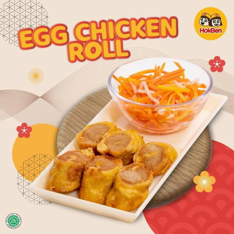 

Egg Roll, Shrimp Roll, Ekkado, Ebi Furai, Karage, Tori Ball Frozen Food Hokben Original