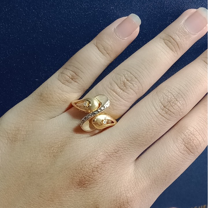 Cincin Emas 17K - 3.65 gr Kadar 750 - 1211