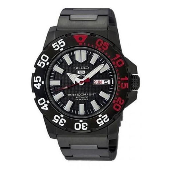 Seiko 5 Sports SNZF53K1 Mini Baby Monster 100M Black