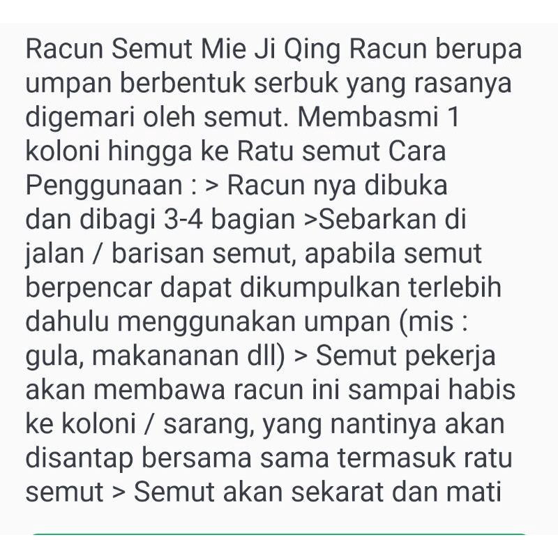 OBAT  SEMUT ASLI MIEJIQIONG, 2 BKS.. AMPUH