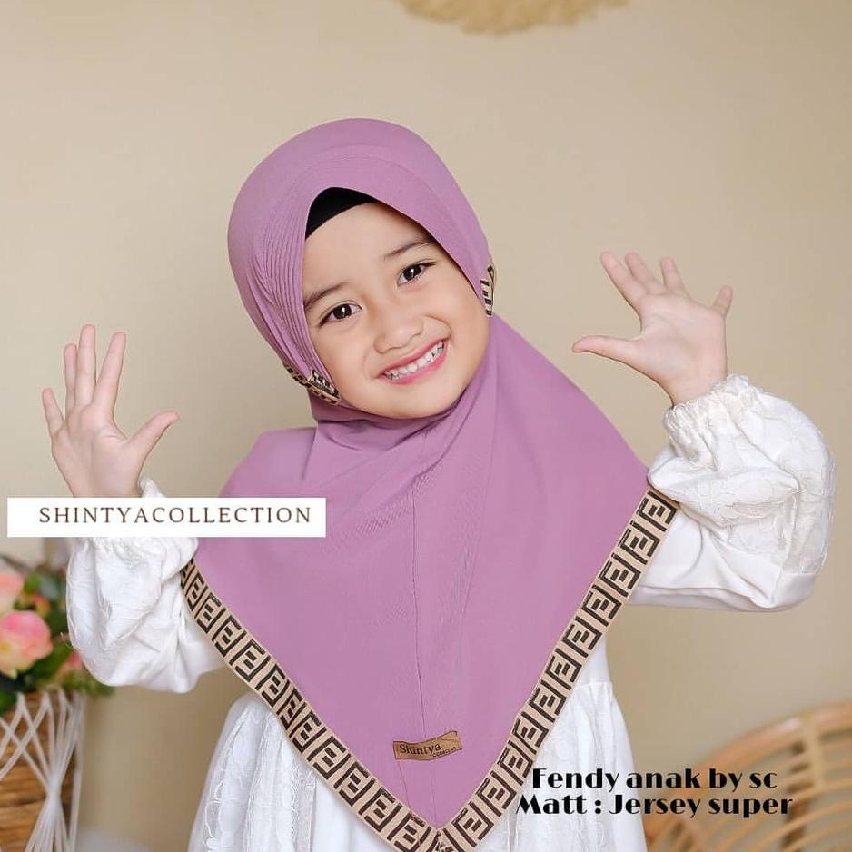 LVA.28Jl22p - JILBAB ANAK SERUT / JILBAB ANAK JERSEY SERUT FF MURAH / JILBAB ANAK HIJAB ANAK SEKOLAH