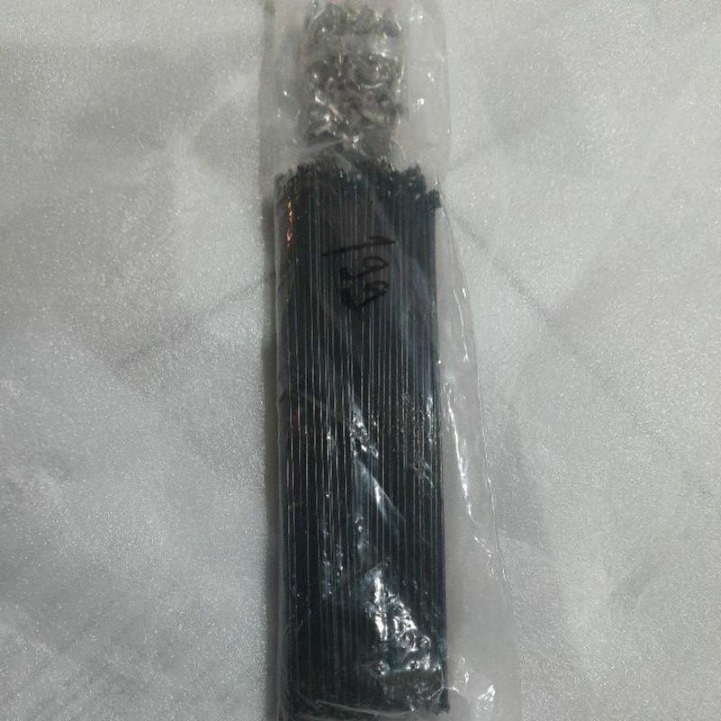 Ruji sepeda 20" 20+ stainlees hitam 72 pcs panjang 192mm