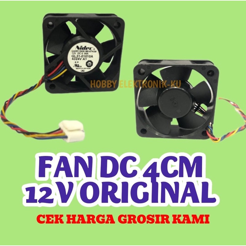 FAN DC 4CM 12V ORIGINAL