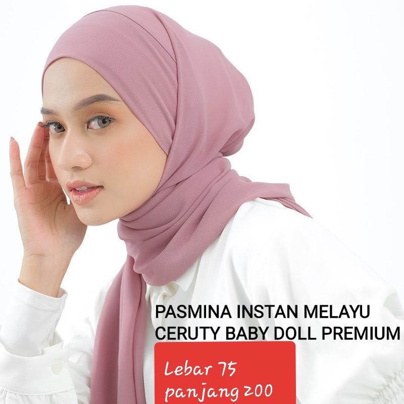 Pashmina Instant Melayu/Hijab Instant melayu/Hijab Instant Terbaru