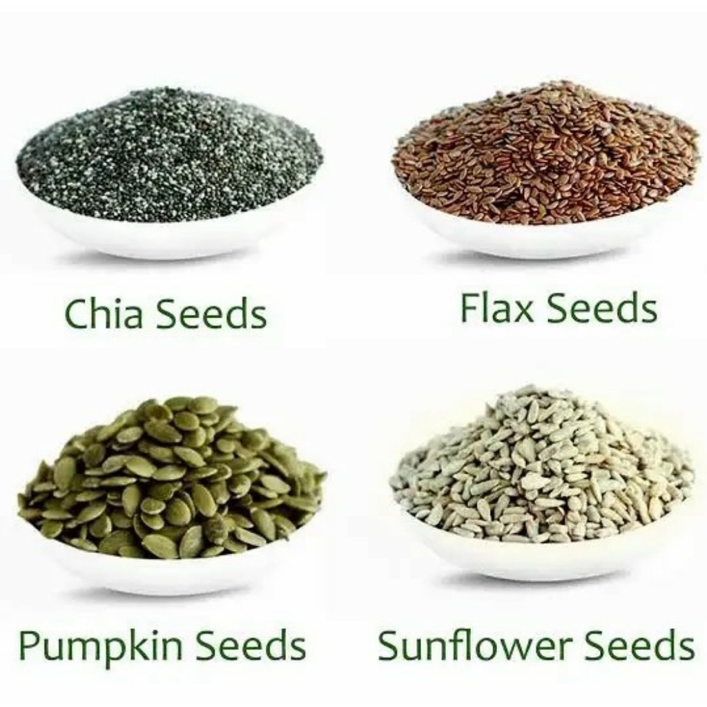 Super Seed 125gr - Pumpkin seed Sunflower seed Flaxseed Chia seed