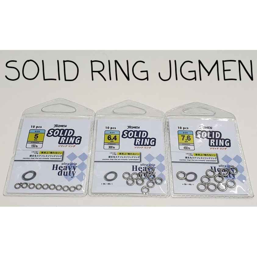 SOLID RING JIGMEN ULTRA GRIP HEAVY DUTY