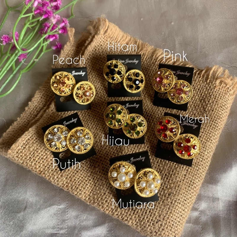 Anting Alpaka model Tedung seri 02