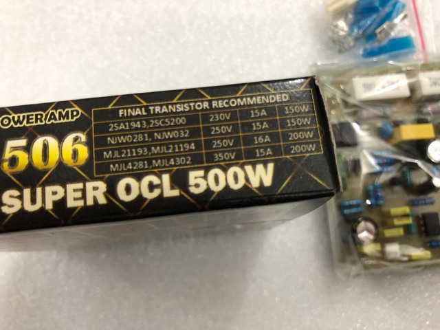 KIT Driver SOCL 506 Fiber 500 Watt Tunersys