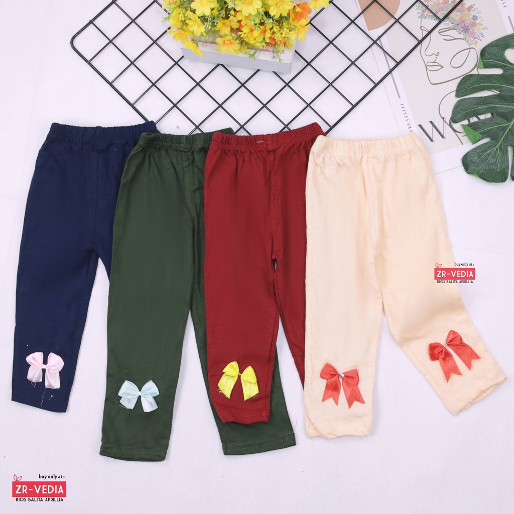 Legging Pita uk Bayi - 5 Tahun / Leging Panjang Anak Perempuan Celana Lejing Laging Baby Bahan Kaos Polos Murah kiosbalitaaprilia