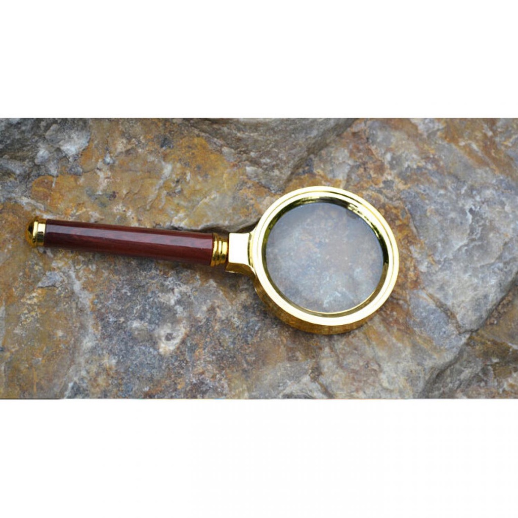 FatihShop Handheld Magnifying Hand Lens Magnifier / Kaca Pembesar 60mm