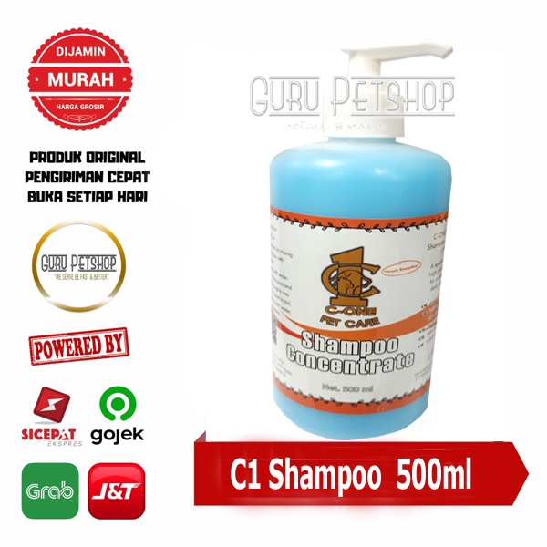 C1 Shampoo Concentrate - shampoo grooming anjing kucing 500 ml