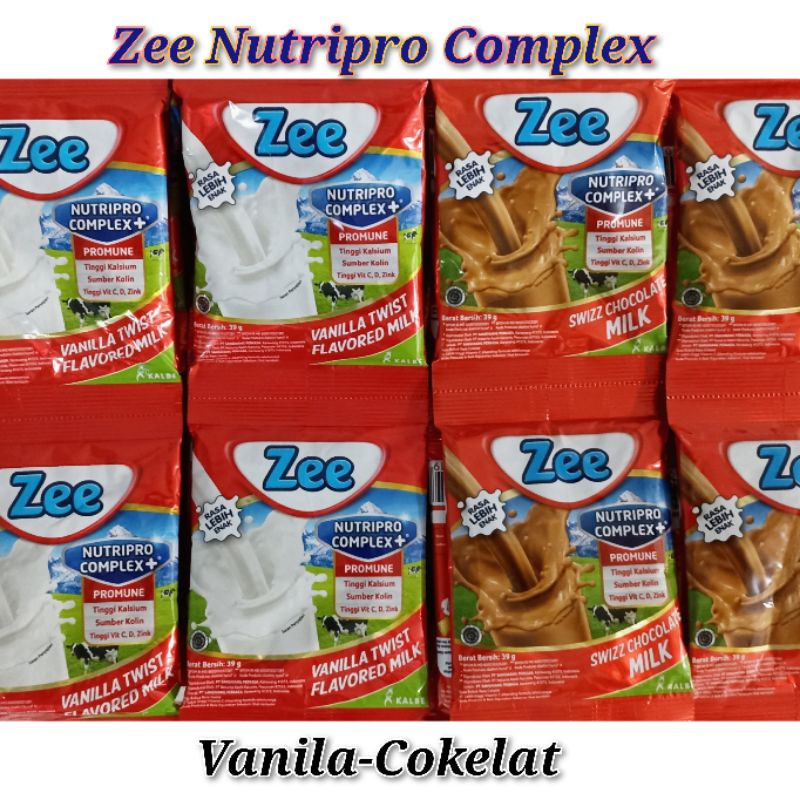 

SUSU ZEE NUTRIPRO COMPLEX KEMASAN RENCENG ISI10 SACHET