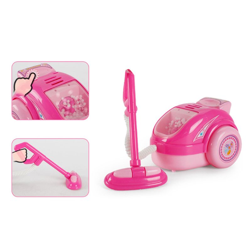 Mary Anak Kid Boy Girl Mini Alat Listrik Dapur Vaccum Cleaner Mainan Set E