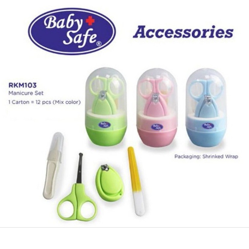 Baby Safe Manicure Set /Gunting Kuku Bayi Set ms103