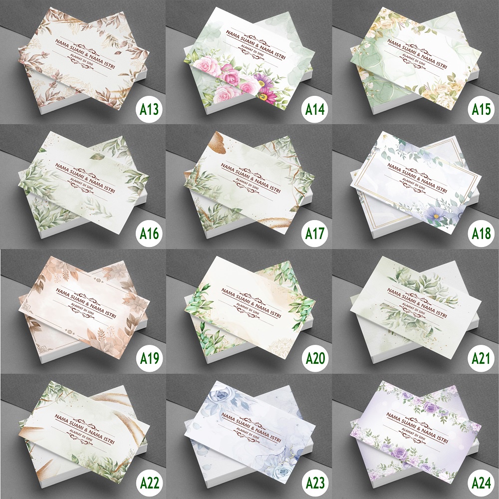 

Amplop nama custom kondangan