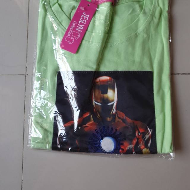 Kaos anak cowok musik lampu/baju anak music lampu SUPERHERO/kaos anak lampu led