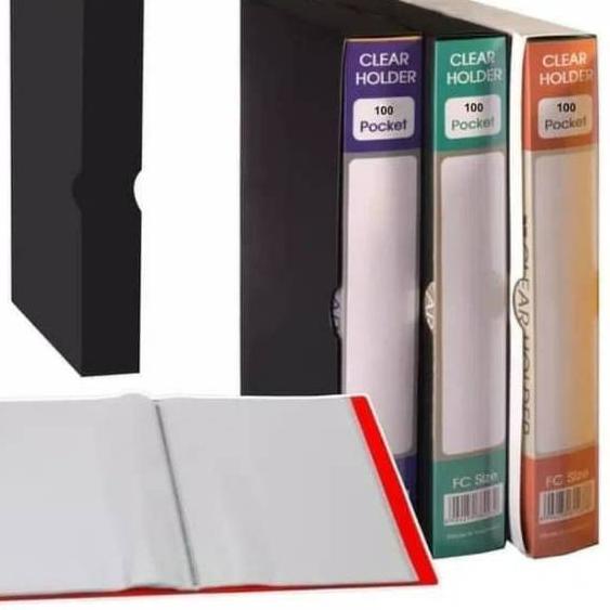 

Clear Holder 100 Lembar Interx Folder / Display Book 100 Lembar Interx..