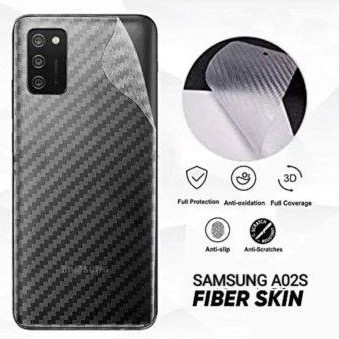 Skin Carbon Transparan Samsung A04 4G A02S  A13 A23 A33 back screen Handphone