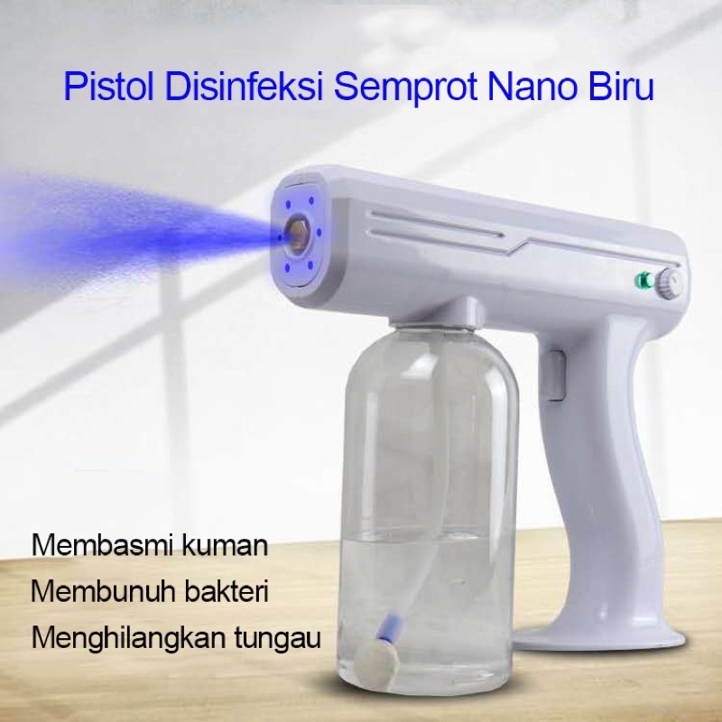 800ml Fogging Machine Wireless Disinfection Blue Light Nano UV Spray Sprayer DISINFEKTAN