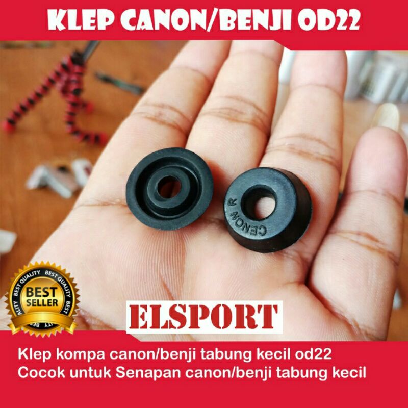 karet pompa canon lubang od22 - klep pompa canon od22 - klep pompa - benji od22