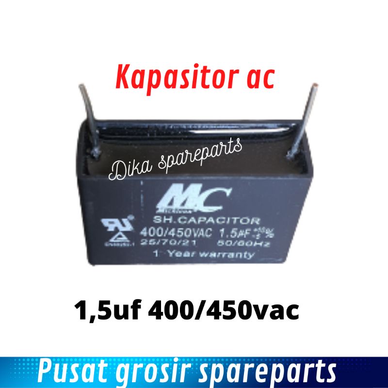 kapasitor model jarum 1,5uf mc