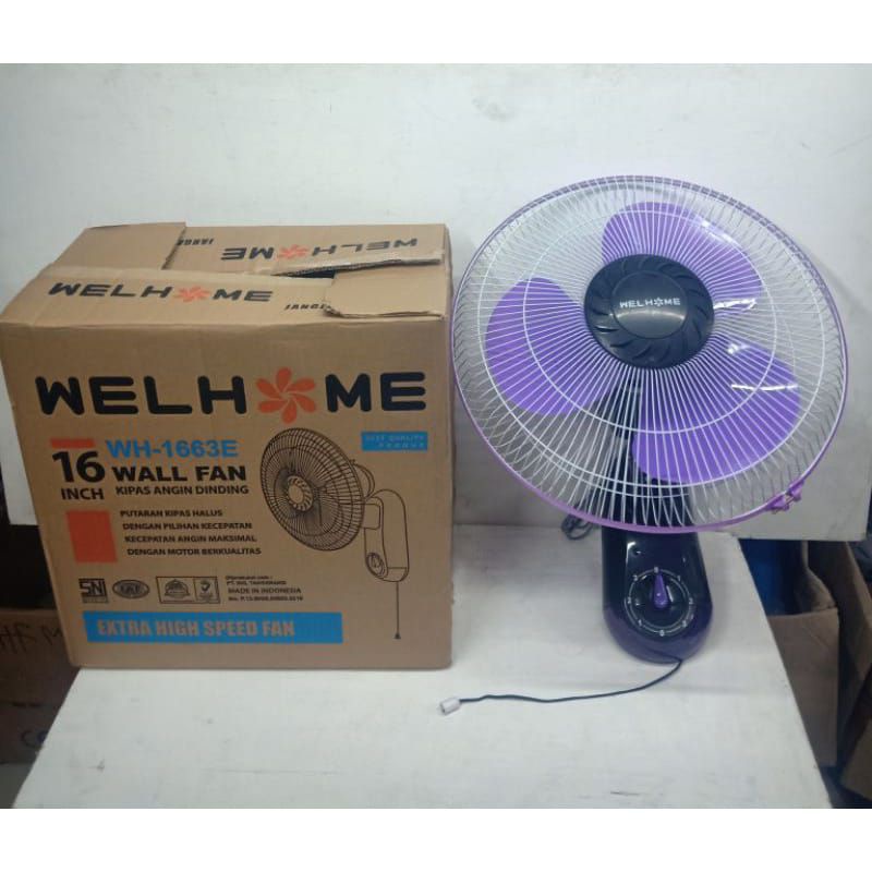 Kipas angin dinding Welhome 1663 16inch