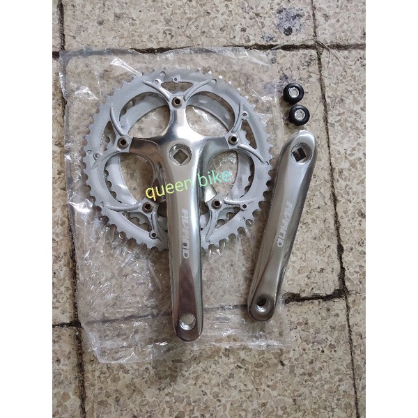 crank sepeda/crank gear depan sepeda 2 susun full Alloy AVAND (39T/53T)