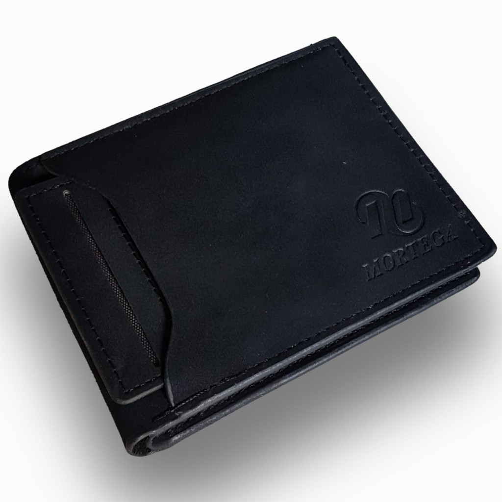 Dompet Pria Kulit Fashion Casual Import M-1007-Hitam