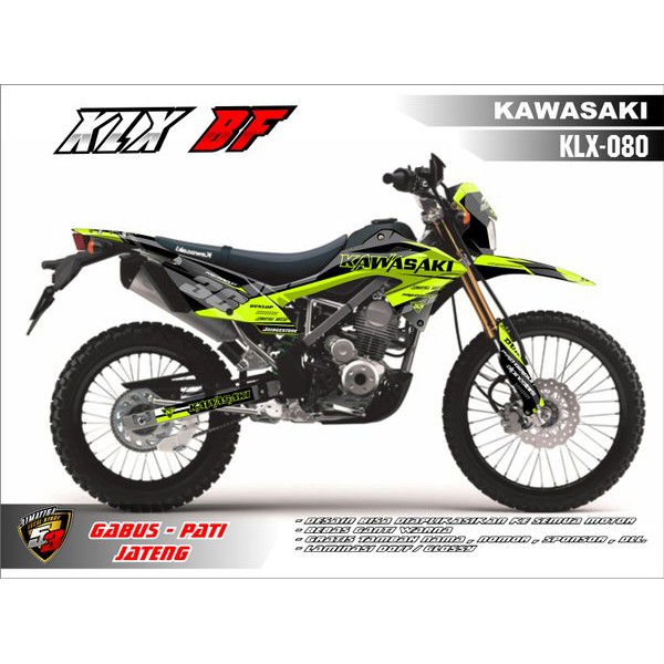 

DEKAL STIKER KLX BF AD 80 STABILO COLOUR