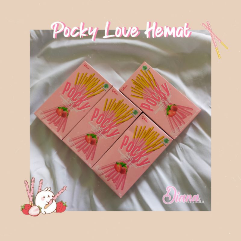 

Pocky Love Hemat || Kado Bucket Pocky Bentuk Love Viral