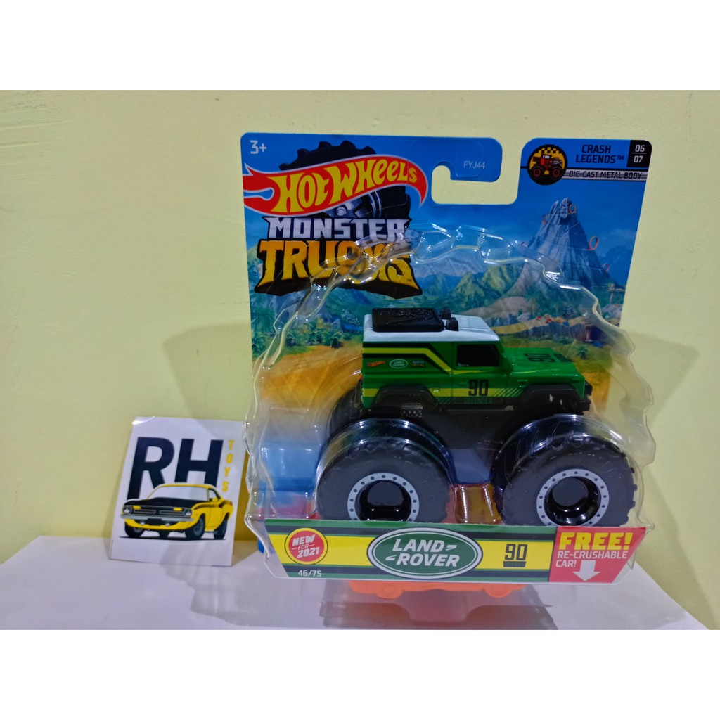 Hot Wheels Monster Trucks Land Rover 90