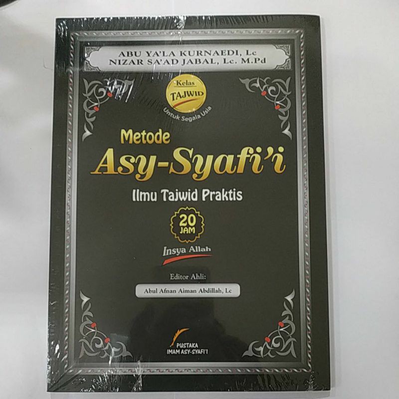 Metode Asy Syafii Ilmu Tajwid Praktis 20 Jam Kelas Tajwid - Hitam - Pustaka Imam Asy Syafii Original