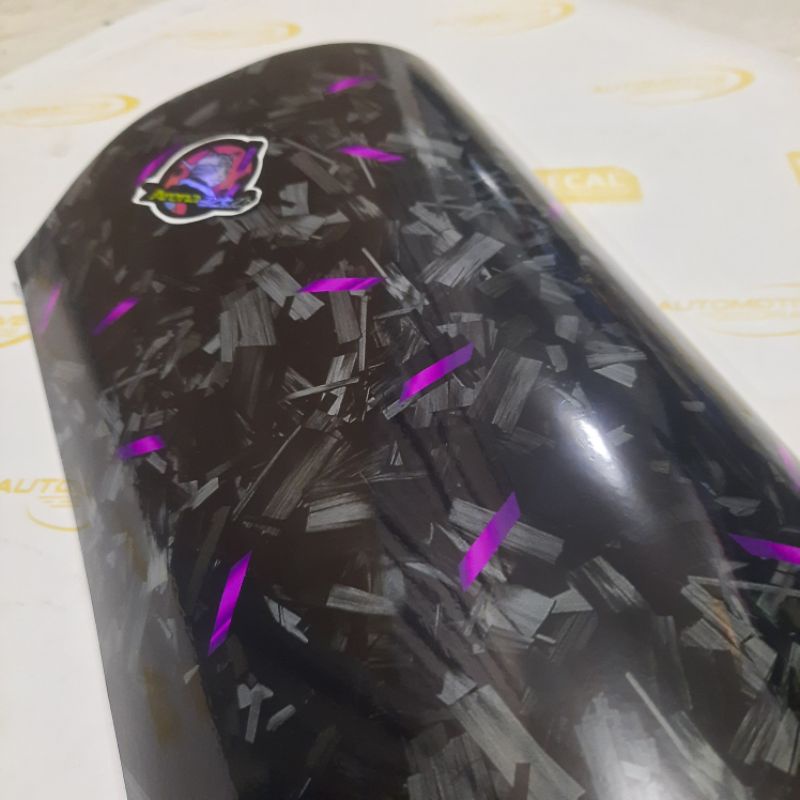 Stiker Forged Carbon Purple Maxdecal Premium