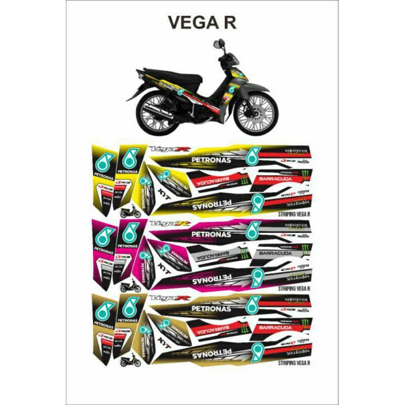 STRIPING/STIKER MOTOR VEGA R NEW PETRONAS