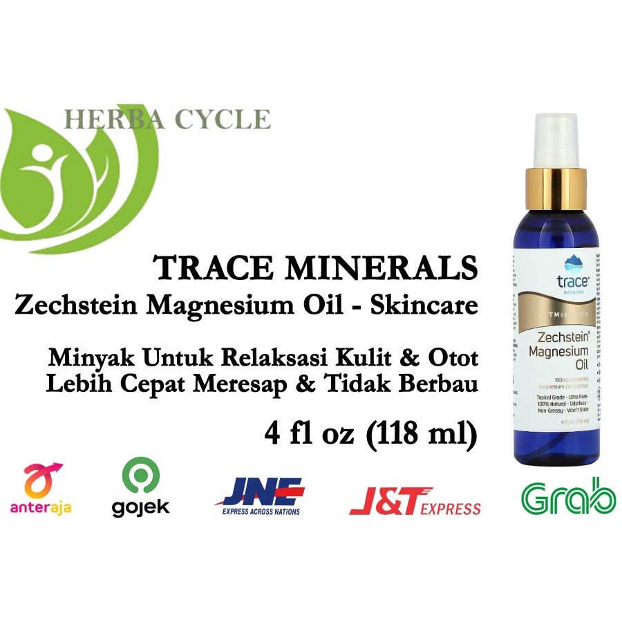 Trace Mineral Skincare Zechstein Magnesium Oil 118ml Kecantikan Kulit