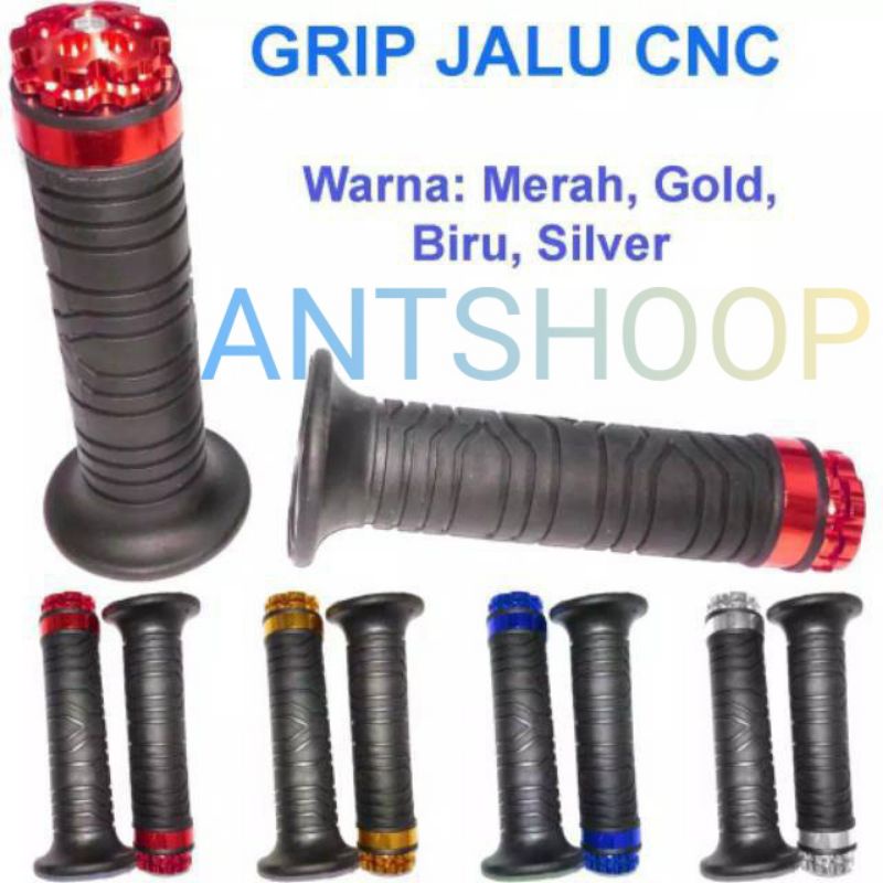 Handgrip Hanfat Grip jalu cnc bisa buat semua motor/universal