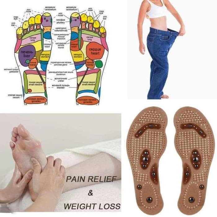 ALAT TERAPI PELANGSING TUBUH ACUPRESURE. NEW FOOT CARE CUSHION SLIMMING BODY PAD