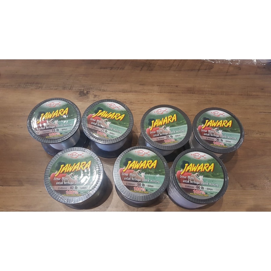 Senar Pancing Relik RELIX NUSANTARA Jawara 600m Tali Pancing Nilon Benang Alat Pancing Reliks Nusant